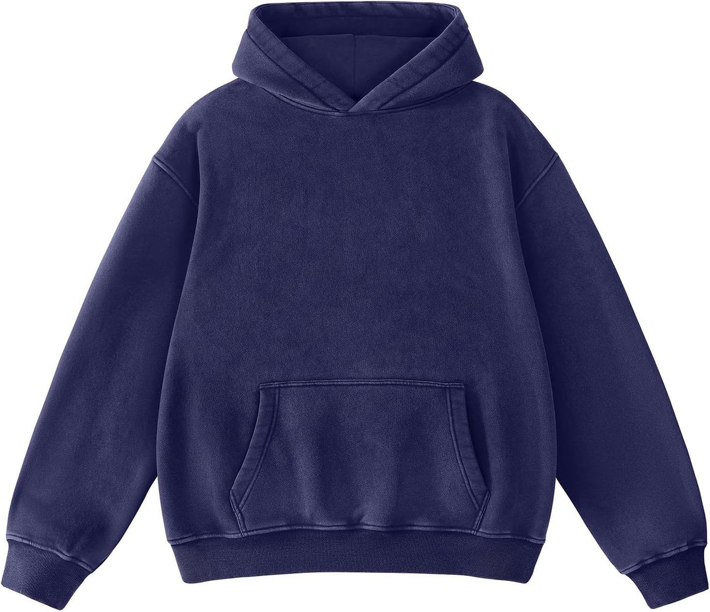 Super Soft Acid Wash Hoodie for Men - Vintage Pullover Style