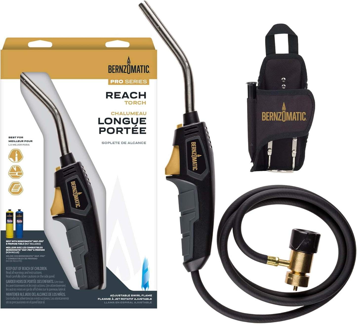 Bernzomatic BZ8250HT Reach Hose Torch for Versatile Heating Needs