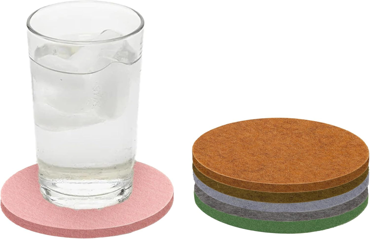 Graf Lantz Bierfilzl Merino Wool Coasters Set of 6 for Home