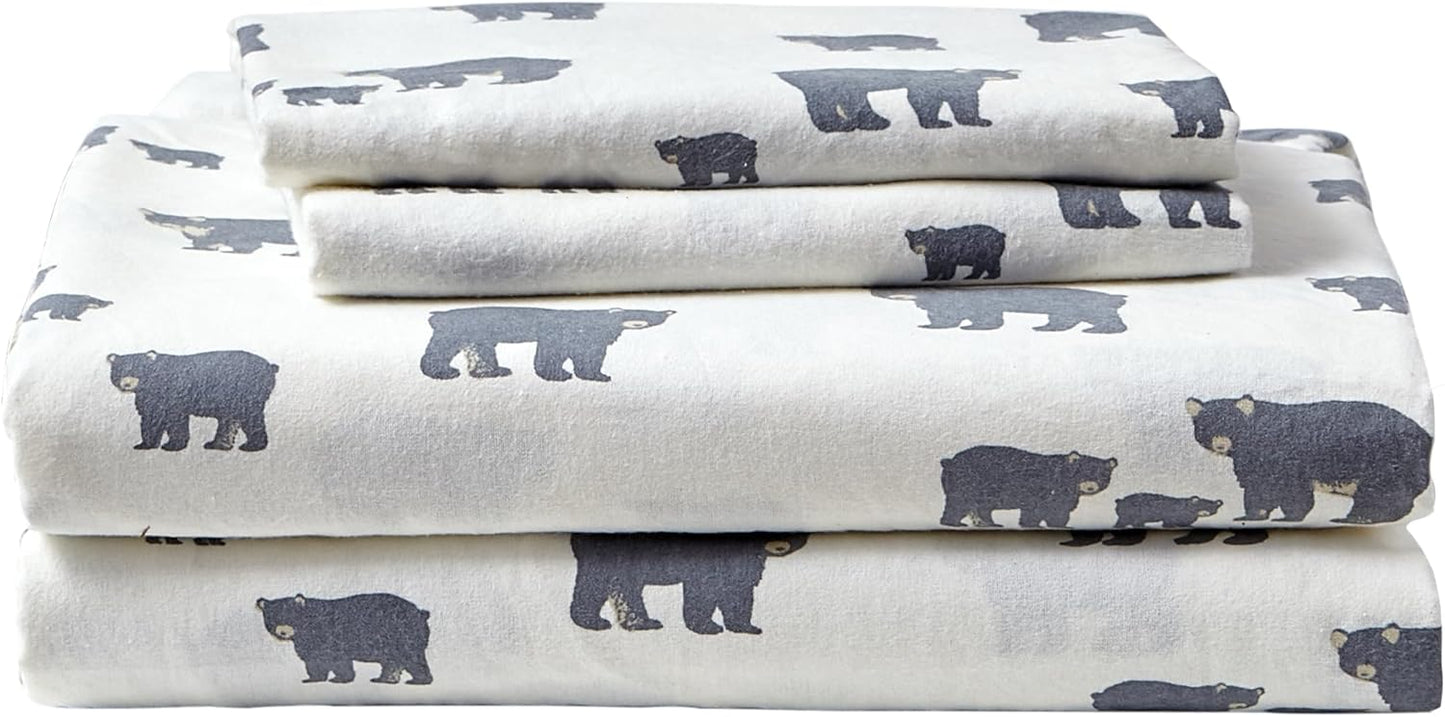 Eddie Bauer Flannel Sheets Queen Size for All-Season Comfort