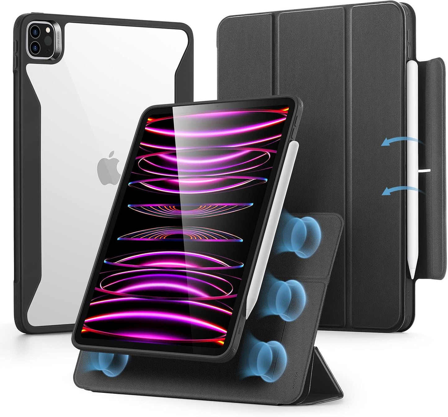 ESR iPad Pro 12.9 Inch Case with Pencil Holder and Stand