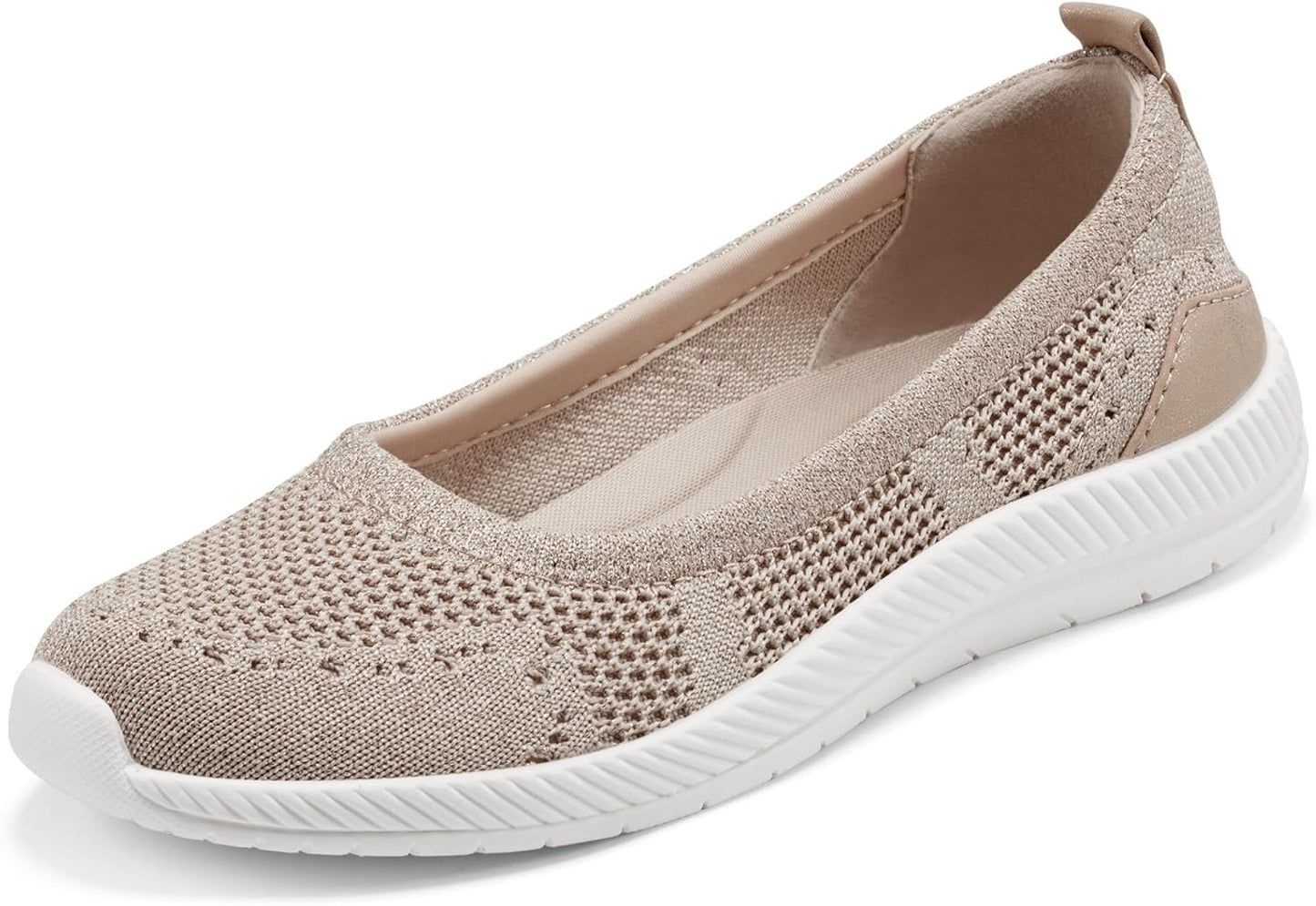 Easy Spirit Womens Glitz2Ballet Flat for All-Day Comfort