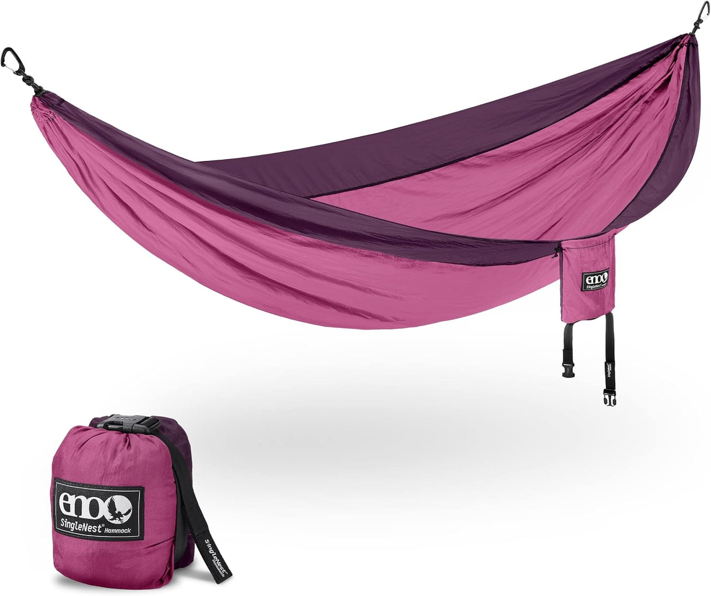 ENO SingleNest Lightweight Camping Hammock for Outdoor Adventures