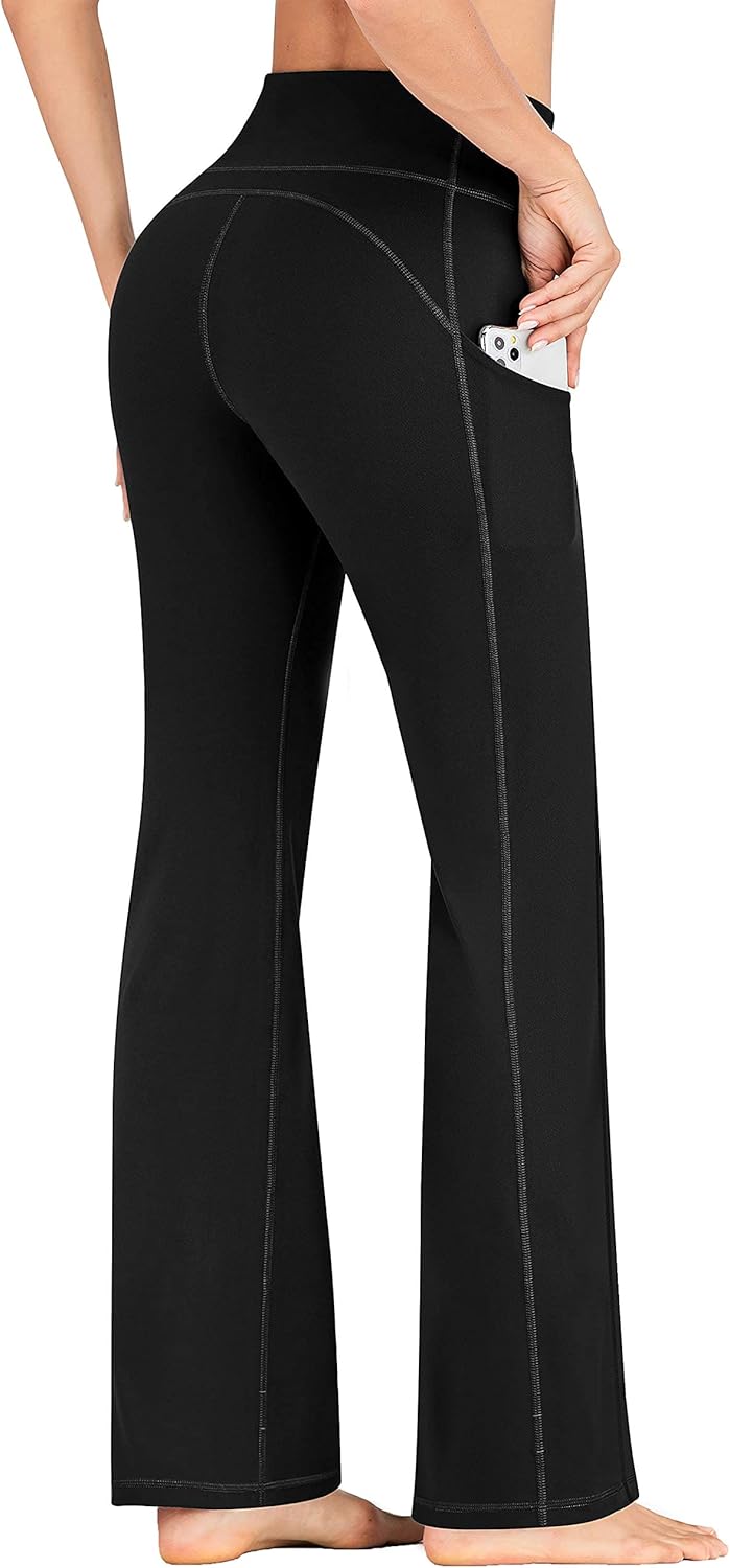 IUGA High Waisted Bootcut Yoga Pants with Pockets