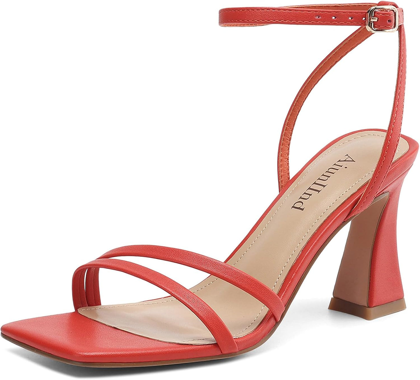 Heeled Sandals for Women with Chunky Block High Heels Style