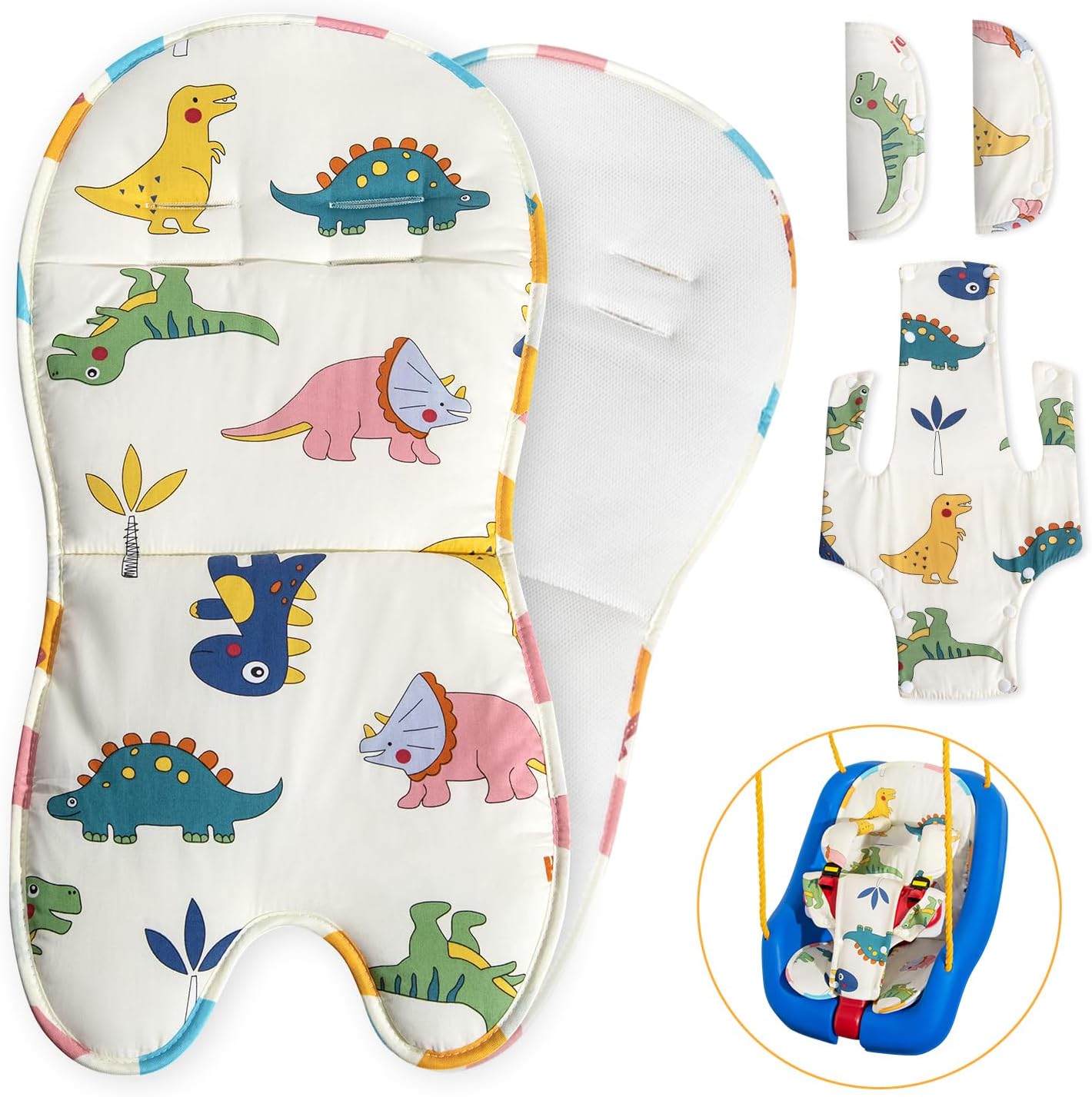 Detachable Cushion for Little Tikes Toddler Swing - Washable & Comfy - AMB241