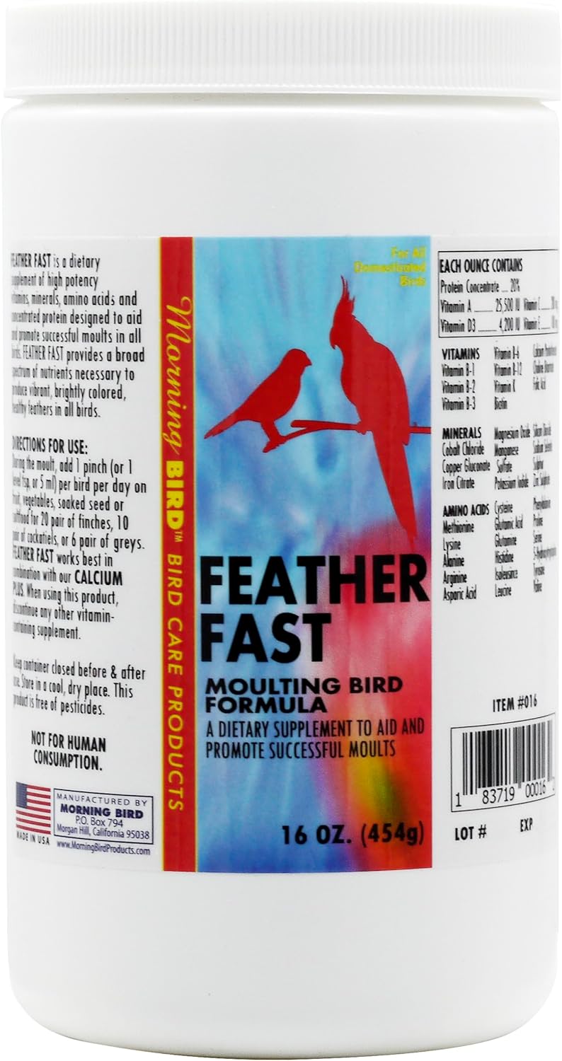 Morning Bird Feather Fast Dietary Supplement for Moulting Birds