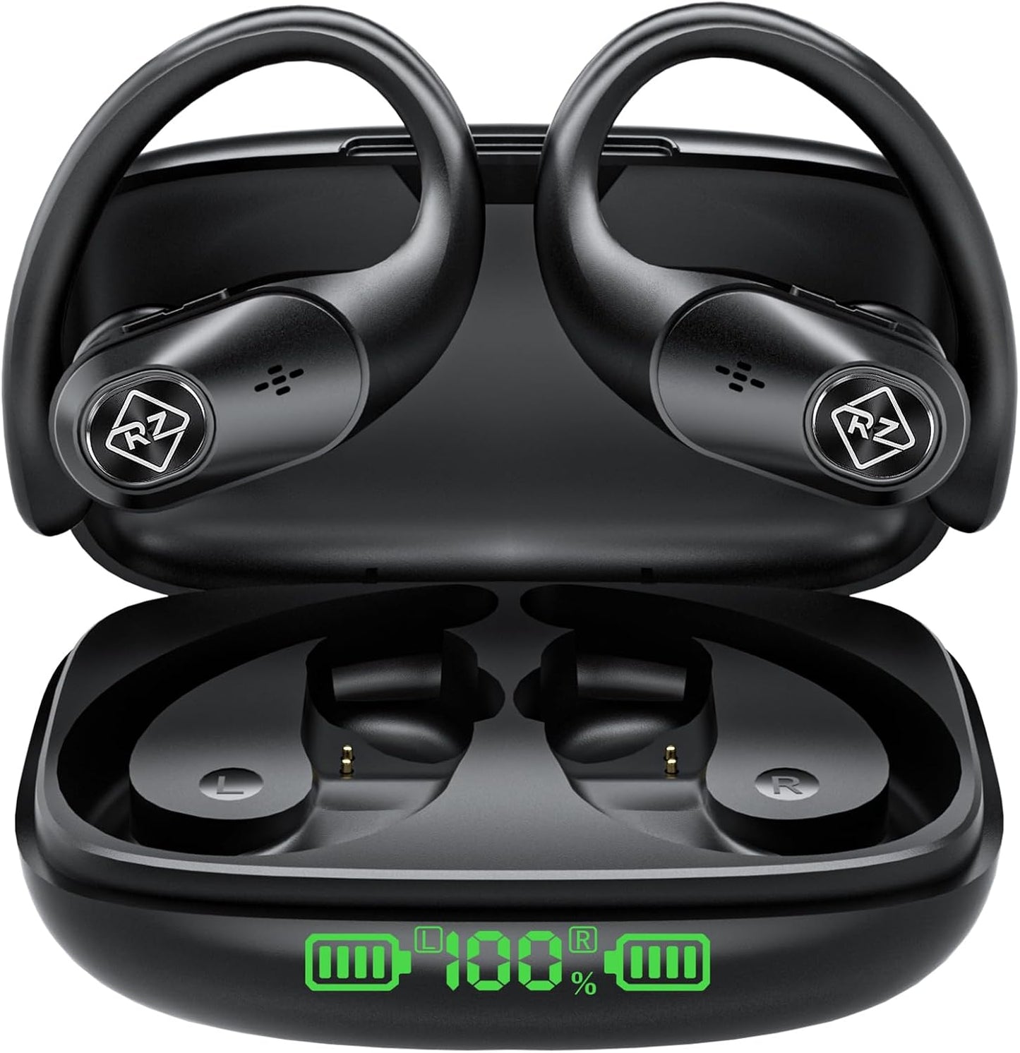 RIZIZI Wireless Earbuds | 80H Playtime | Deep Bass | Waterproof