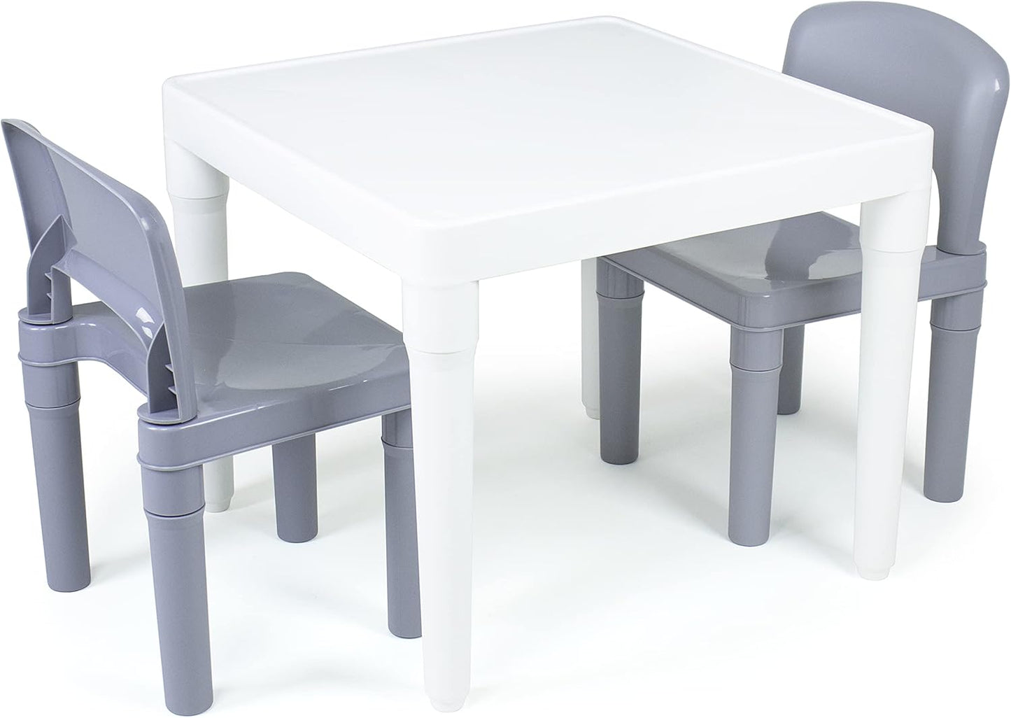 Kids Dry Erase Plastic Table and Chair Set for Creative Fun
