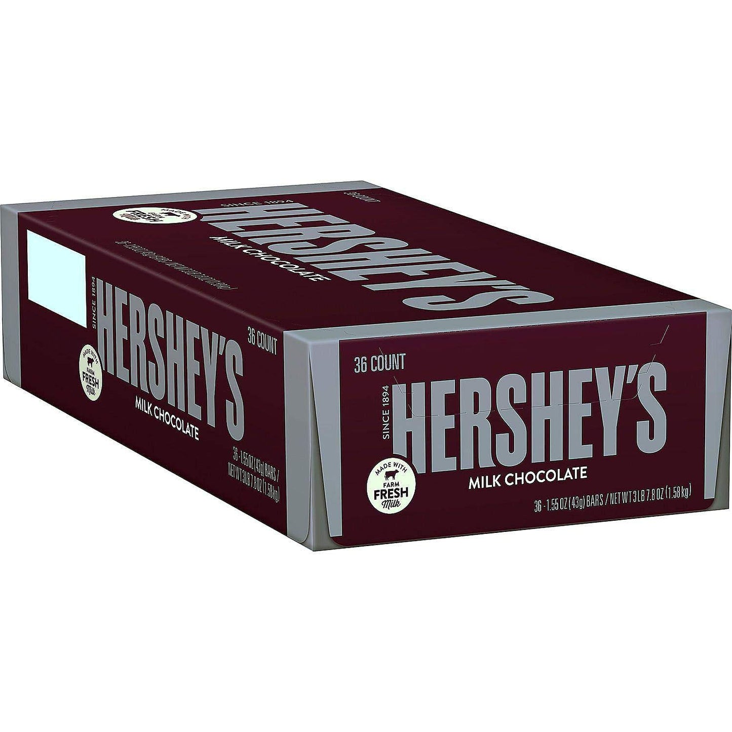 HERSHEY'S Milk Chocolate Bars - 36-ct. Box for Sweet Treats
