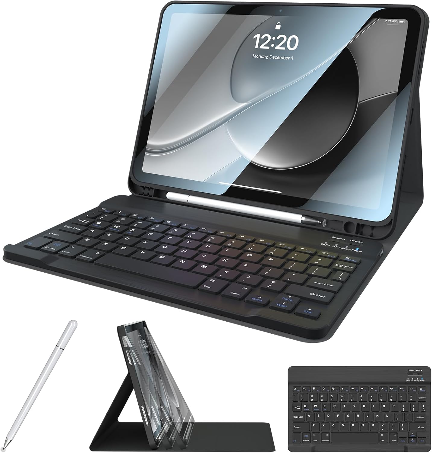 iPad 10th Generation Case with Keyboard and Pencil Holder