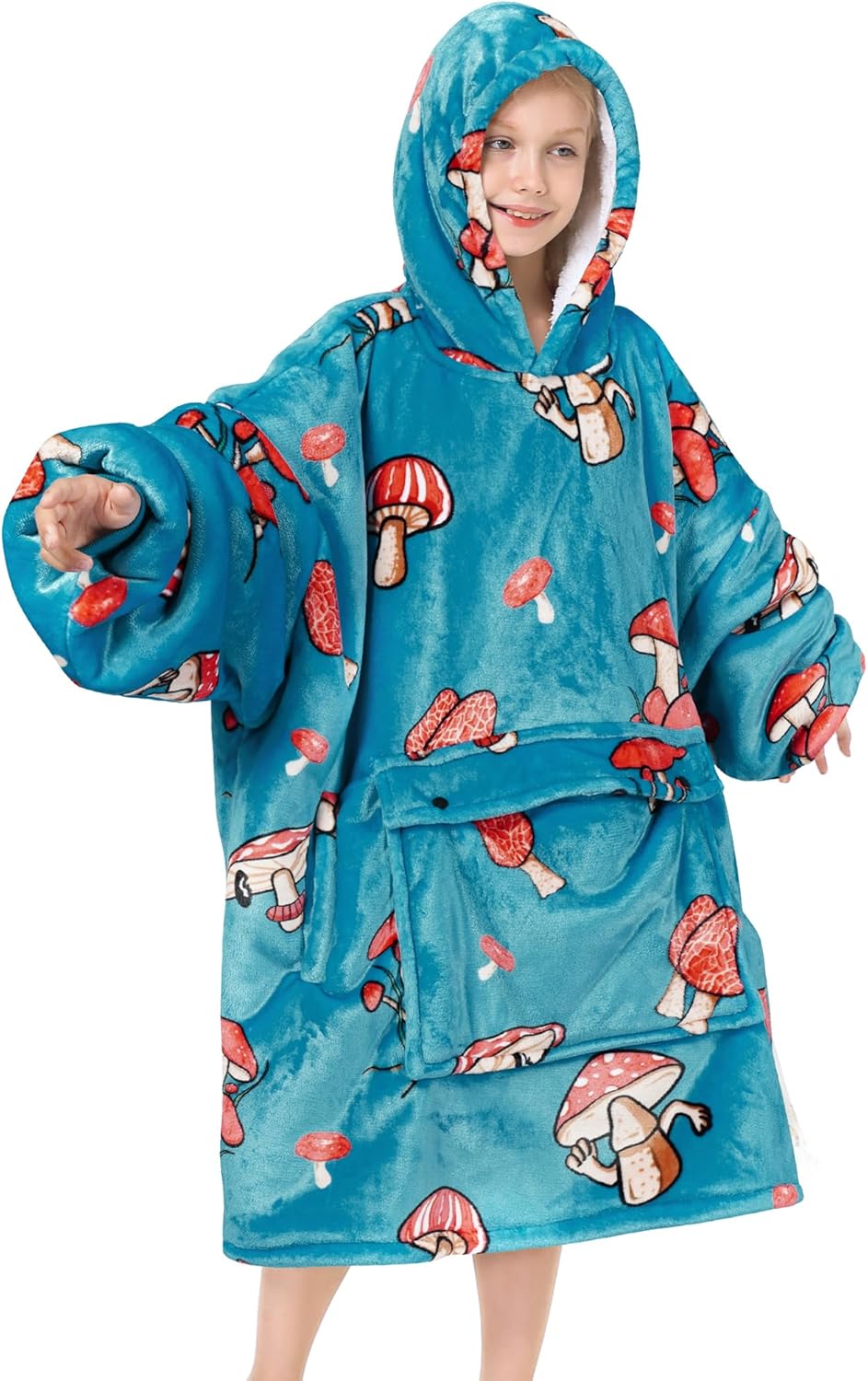 Narecte Kids Hoodie Blanket for Girls - Perfect Birthday Gift