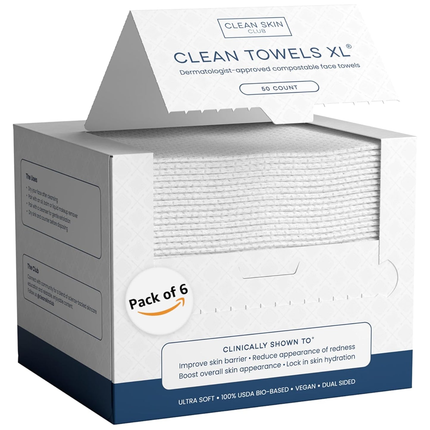 Clean Skin Club Clean Towels XL for Clearer Skin and Comfort