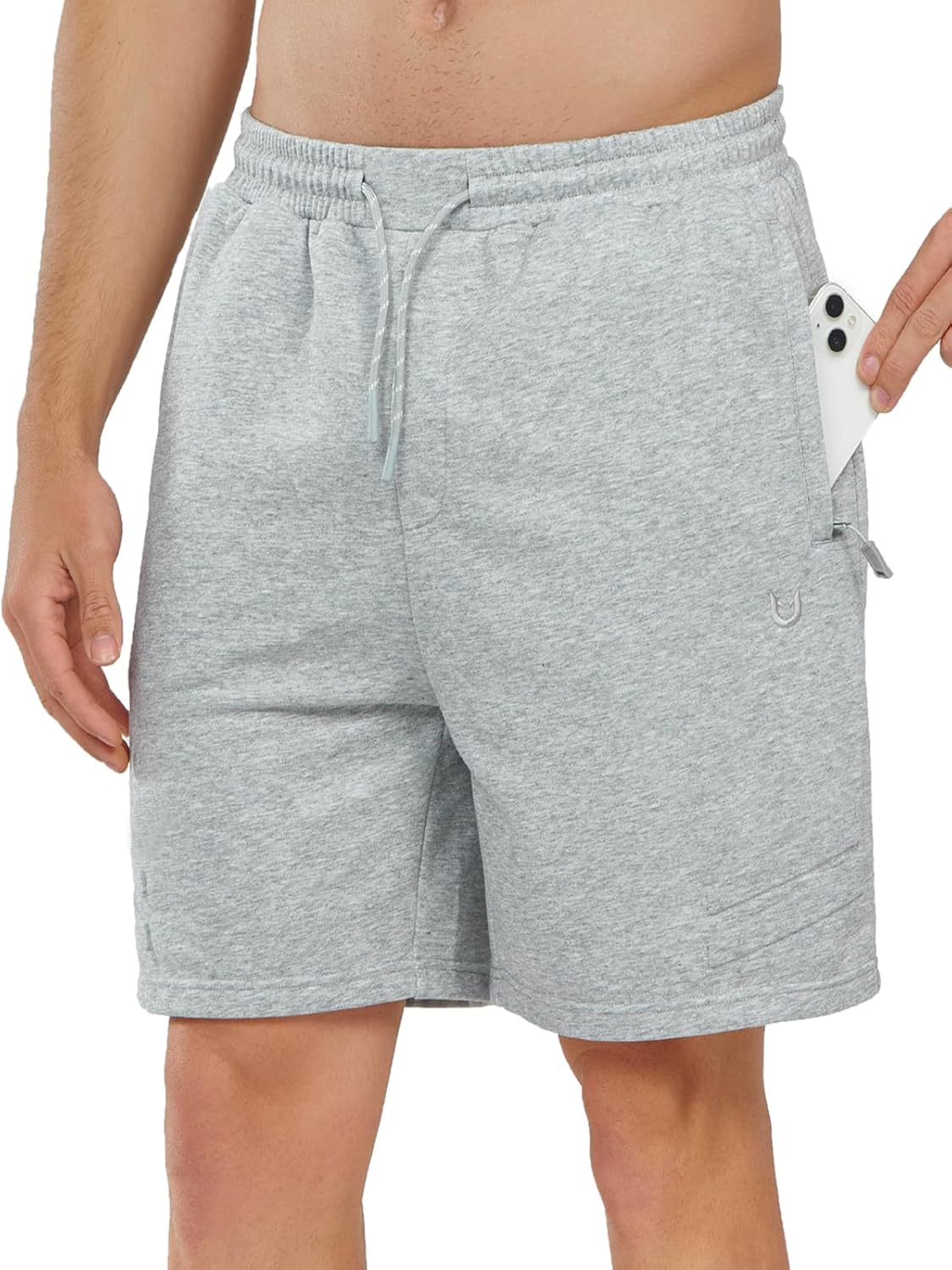 NORTHYARD Men's Zip Pocket Gym Shorts