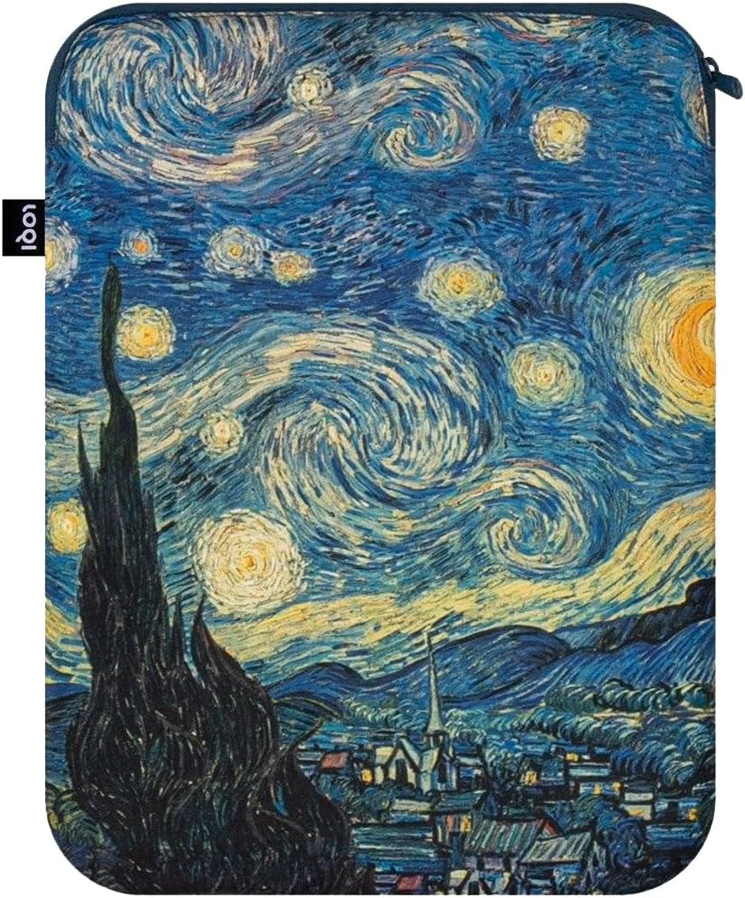 LOQI Museum Laptop Cover for 13 in Laptops - Starry Night Design