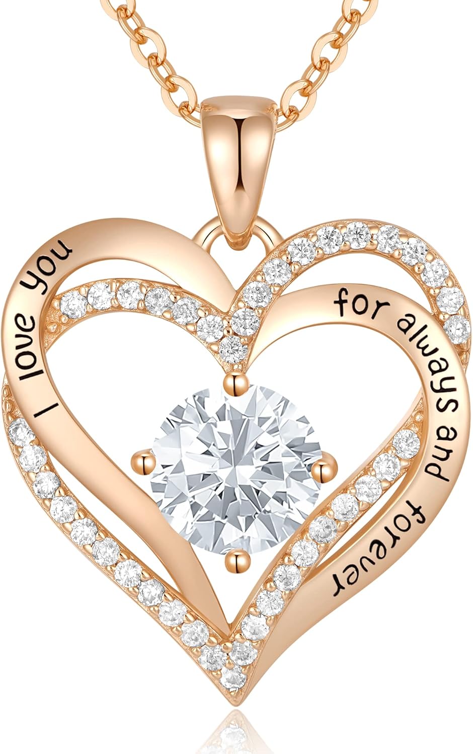 CDE Forever Love Heart Necklaces for Women - Perfect Gift Idea