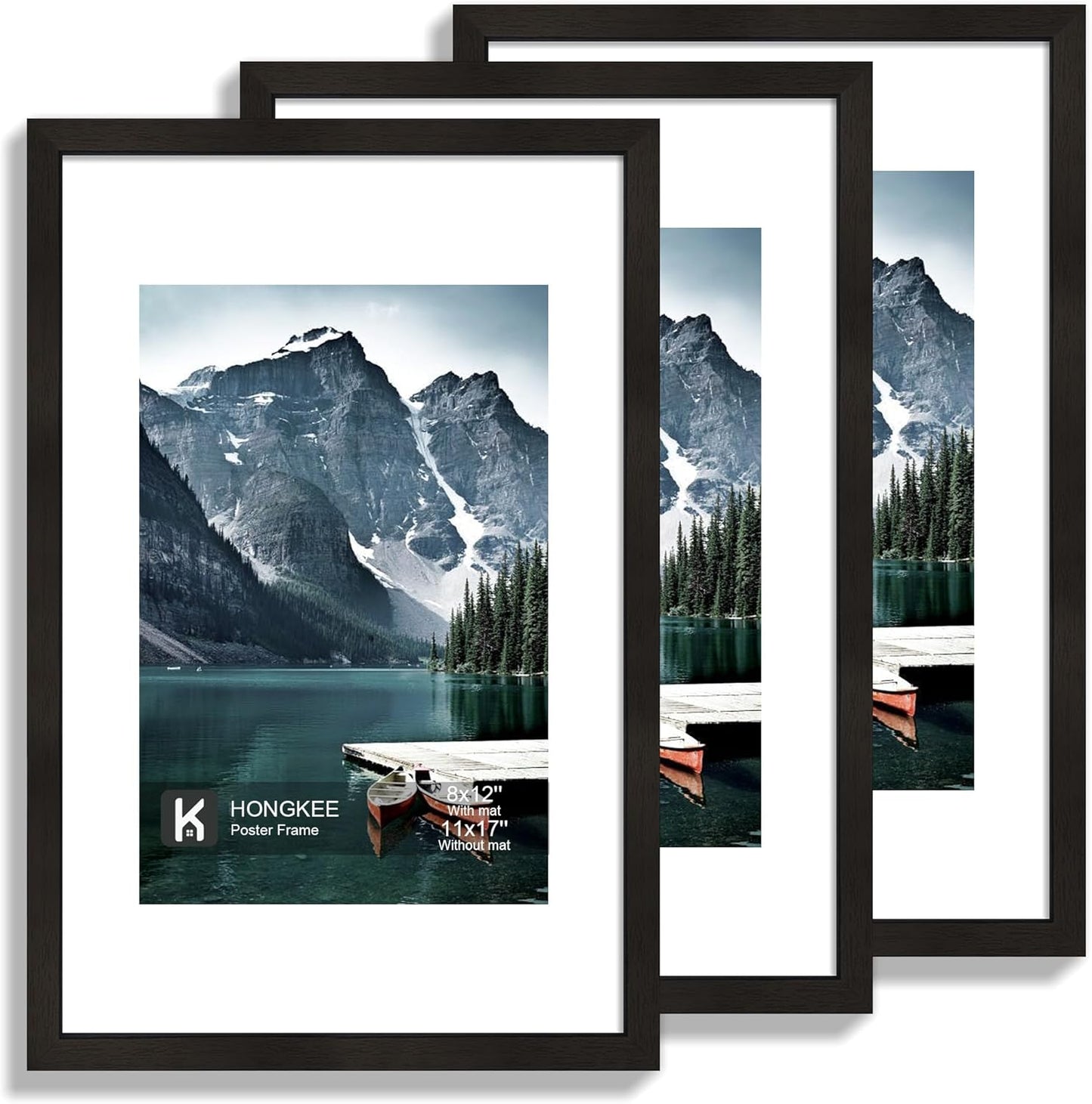 11x17 Picture Frame Set of 3 for Posters and Photos