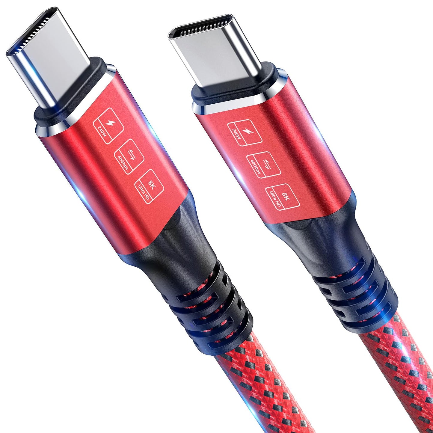 High-Speed 240W Thunderbolt 4 Cable - 8K Video & 40Gbps Data Transfer