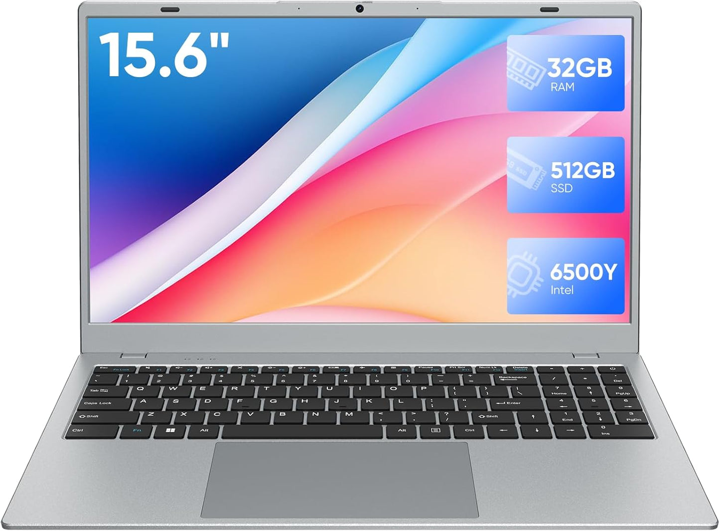 Powerful 15.6 Inch Laptop with 32GB RAM and 512GB SSD