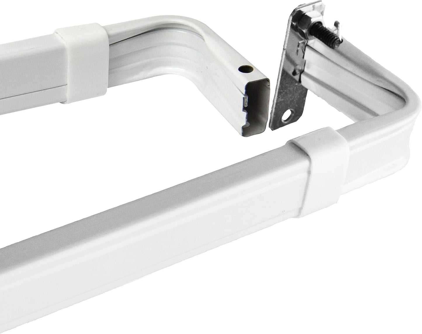 Rod Desyne Lockseam 2-Inch Curtain Rod Set - Adjustable Length