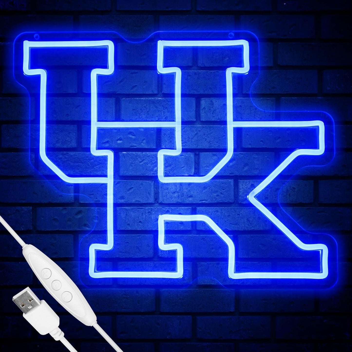 University Basketball Team Neon Sign for College Decor