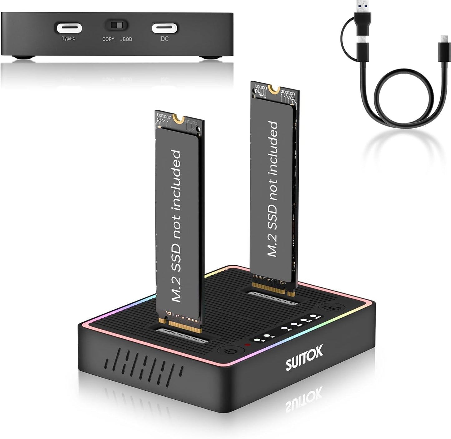 M.2 Duplicator Cloner for Fast Offline SSD Duplication