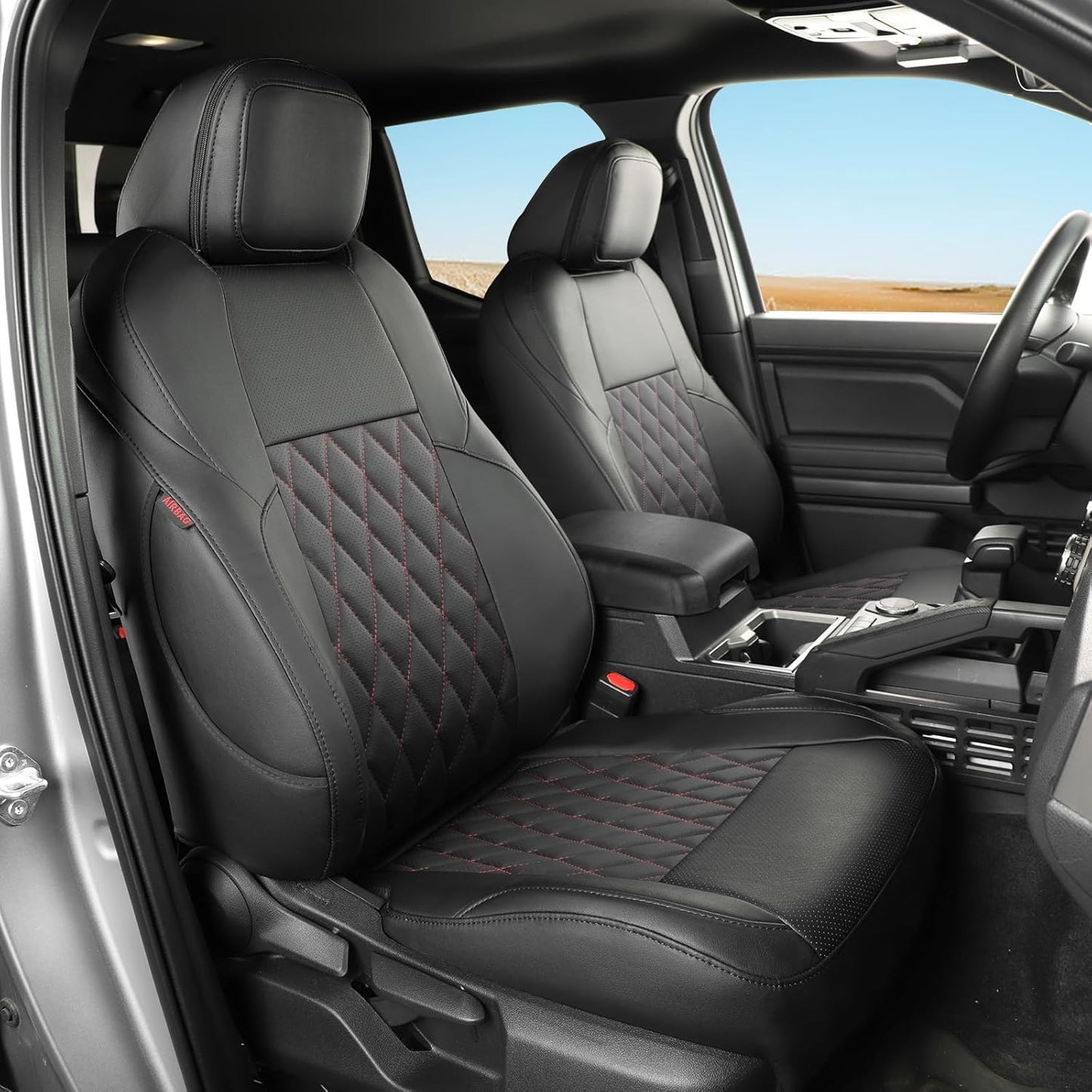 Custom Fit Tacoma Leather Seat Covers for 2024-2025 Models