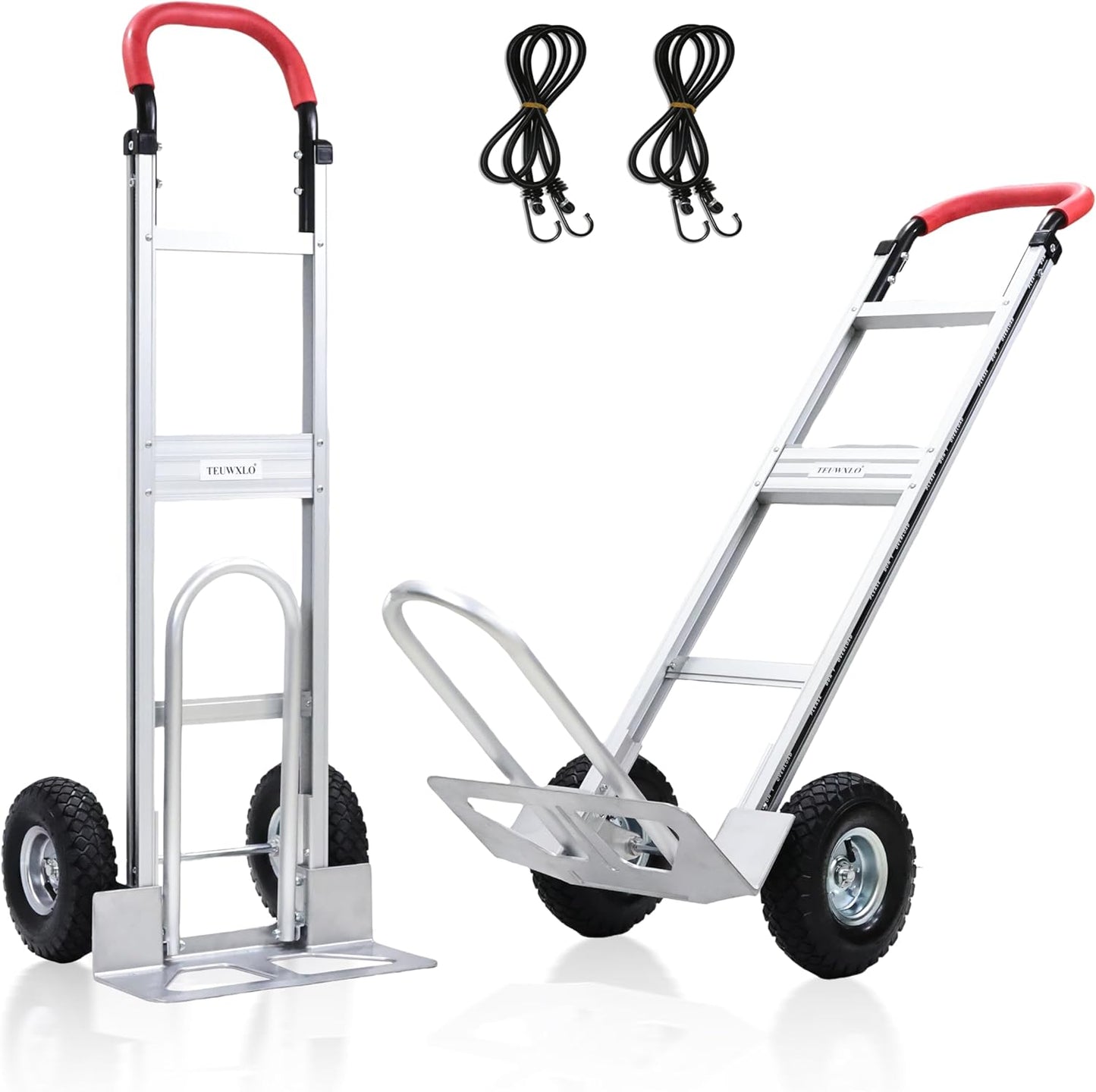 Aluminum Alloy Hand Truck with U-Shaped Handle for Heavy Loads