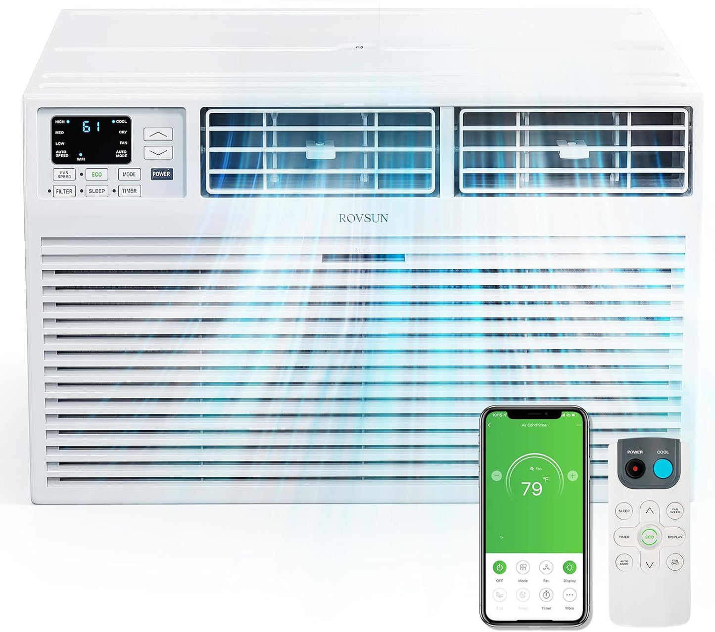 ROVSUN Smart 12000 BTU Through the Wall AC - Ultimate Comfort