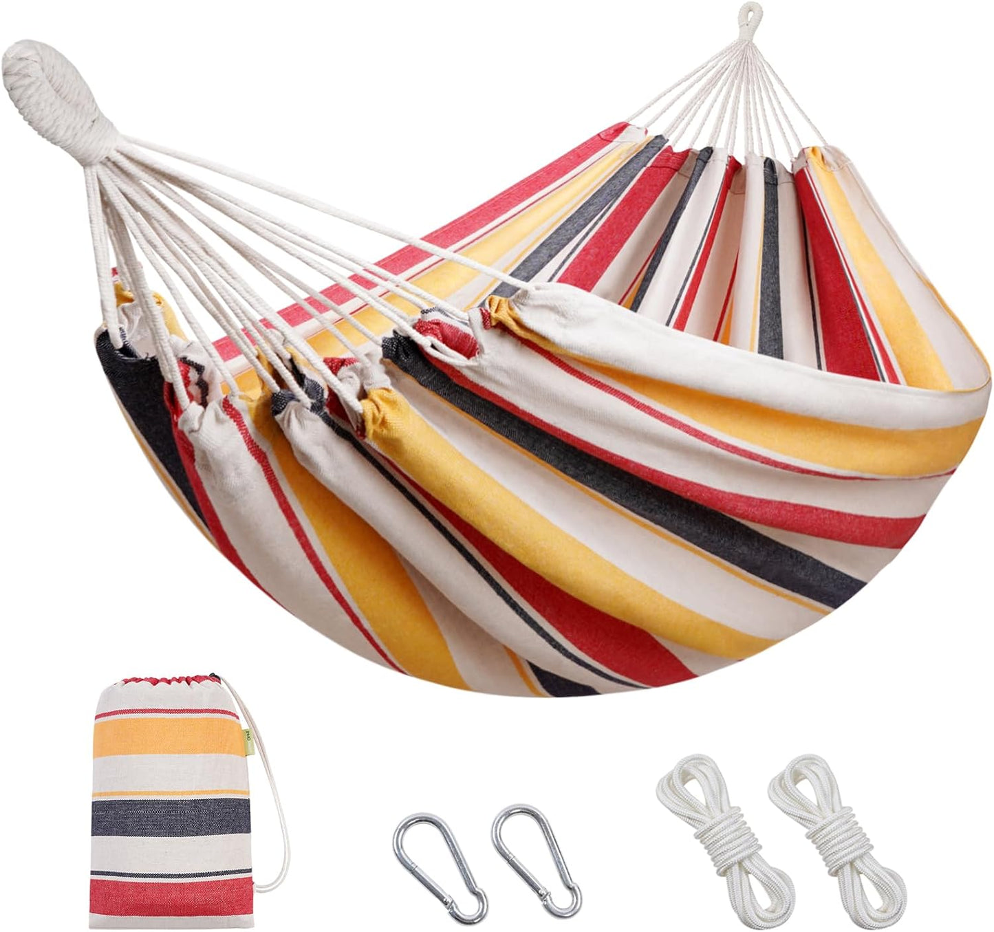 HappyPicnic Double Hammock for 2 Persons - Portable and Cozy