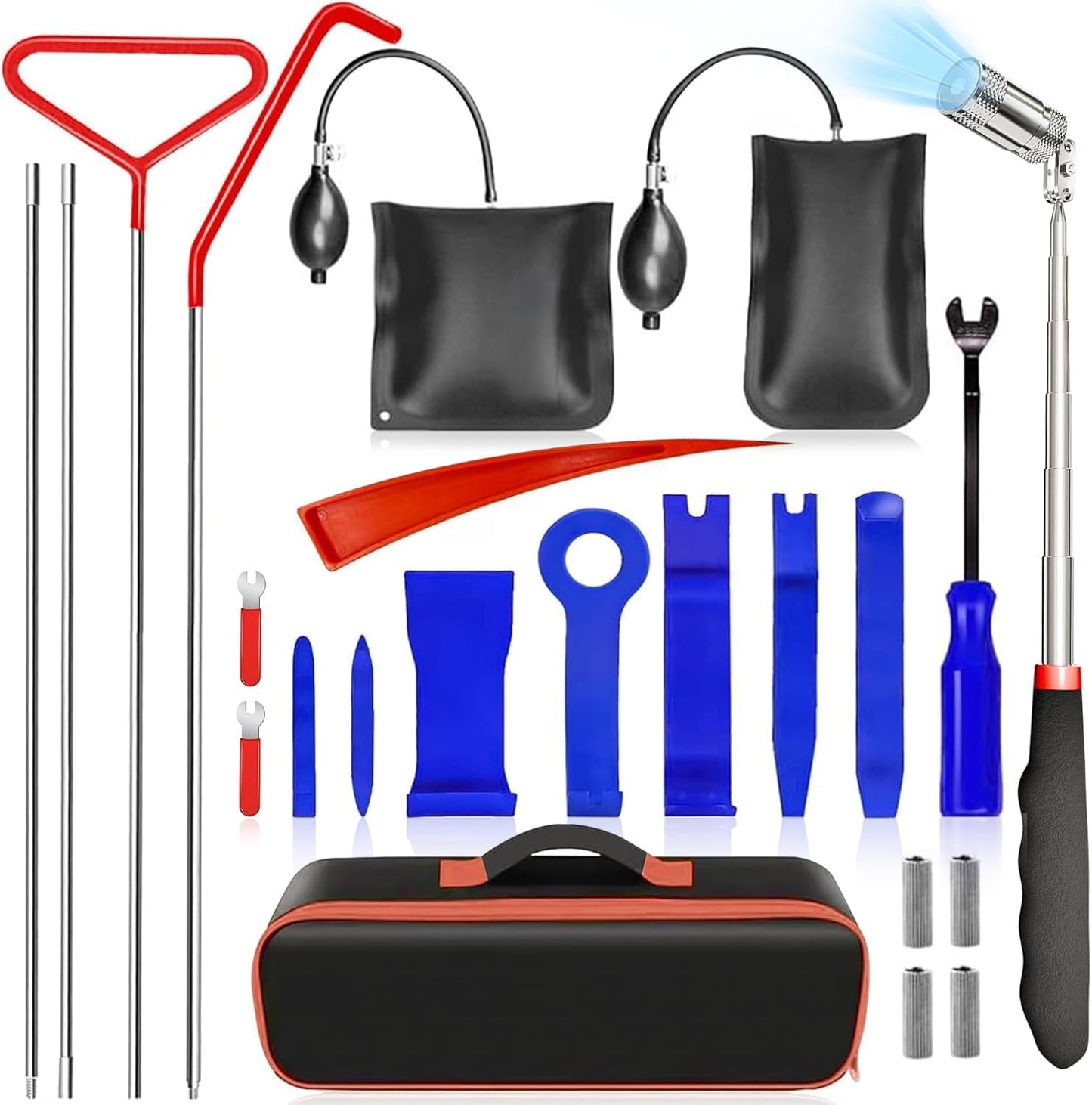 24 PCS Car Tool Kit for Multi-Purpose Use and Easy Carrying