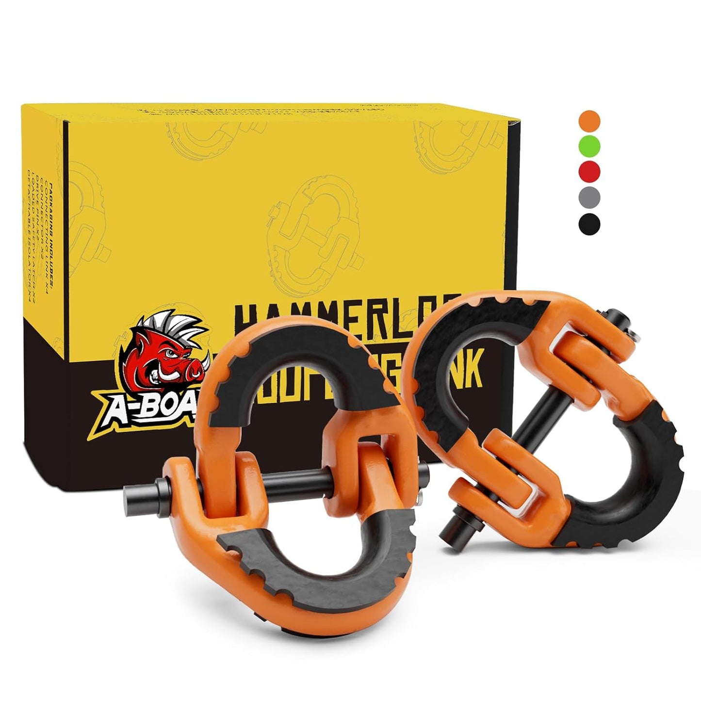 1/2 Safety Chain Connector Link, Hammerlock Coupling for Trailers
