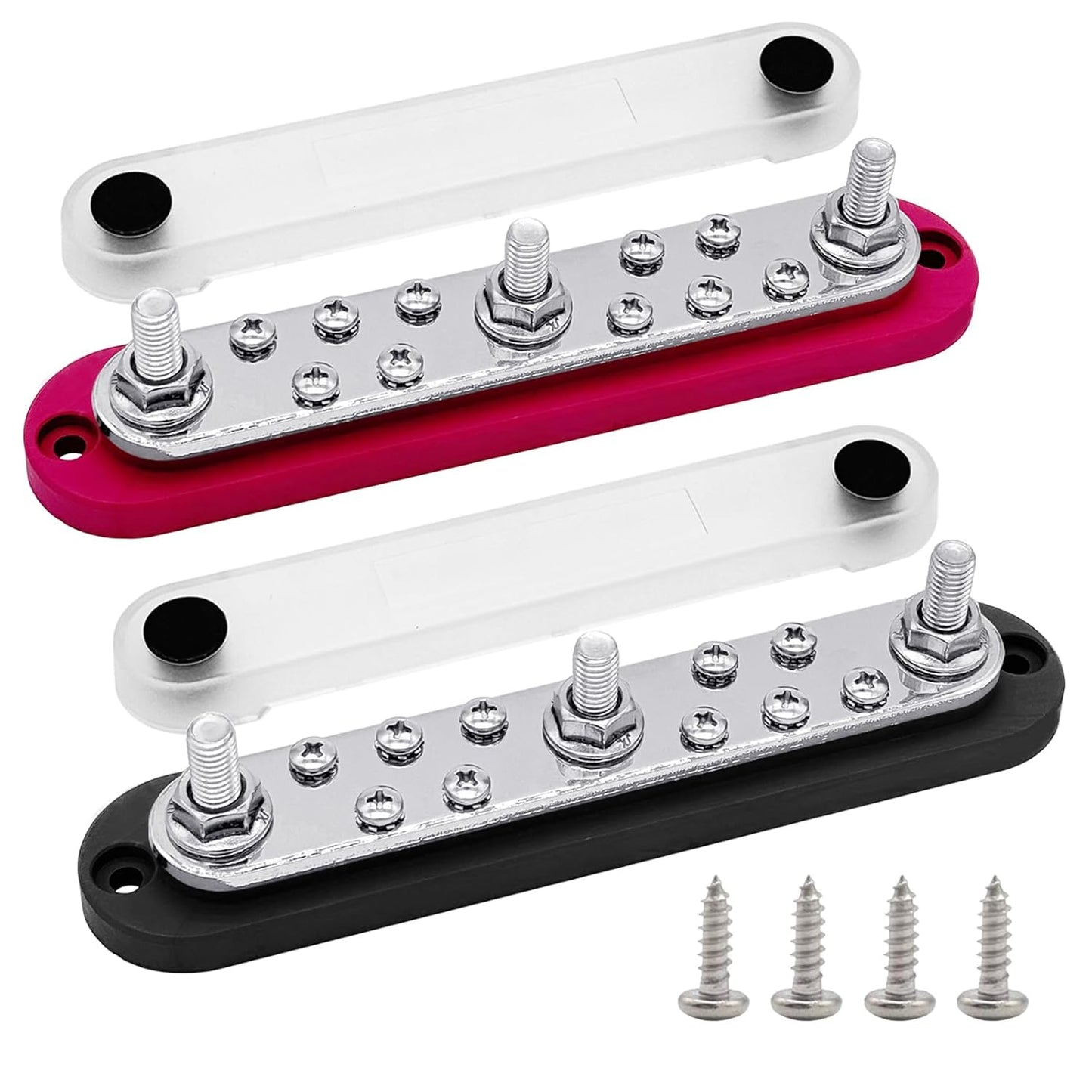 Ampper Power Distribution Block for 12V Marine Battery Use