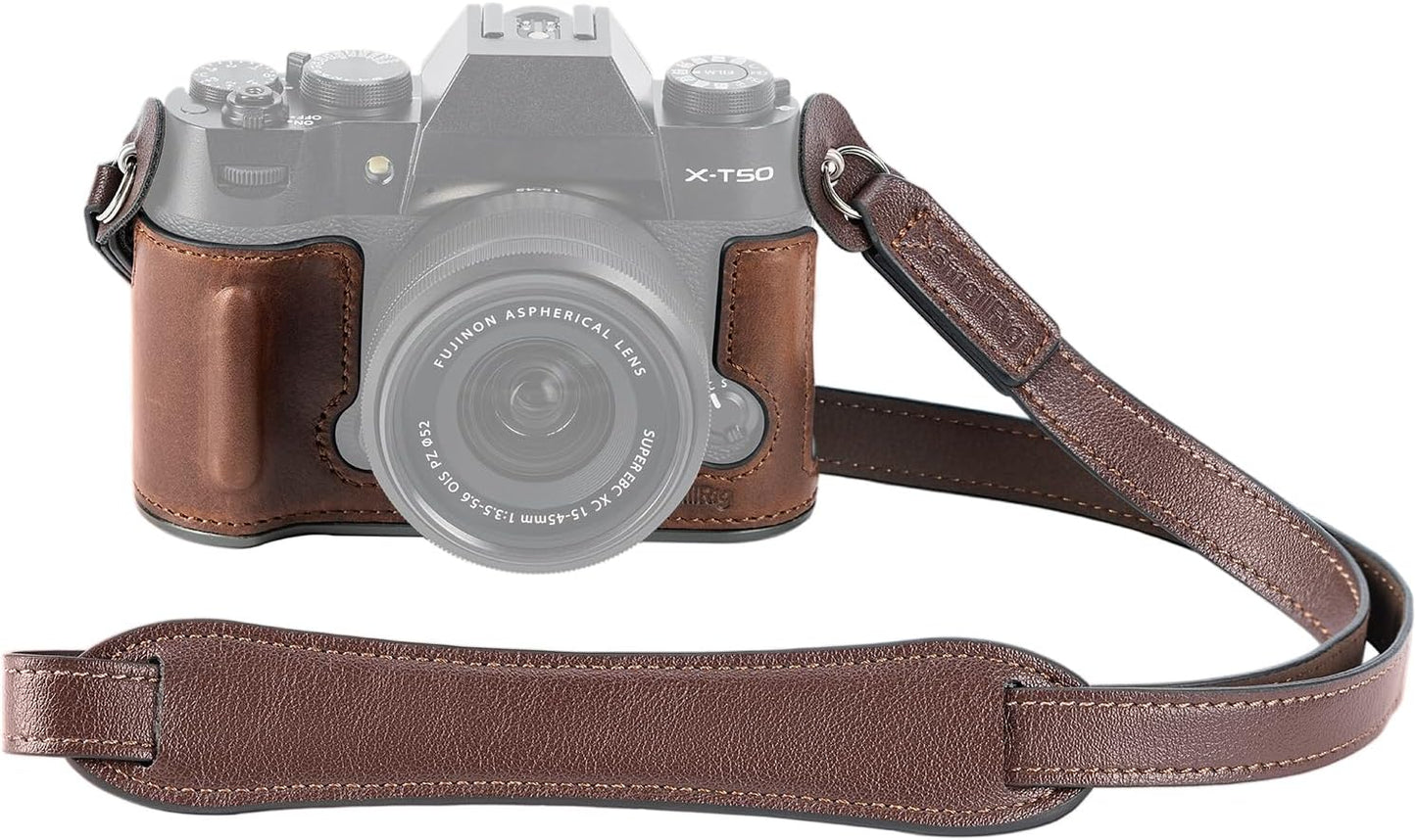 SMALLRIG X-T50 Half Leather Case Kit for Fujifilm X-T50 Cameras