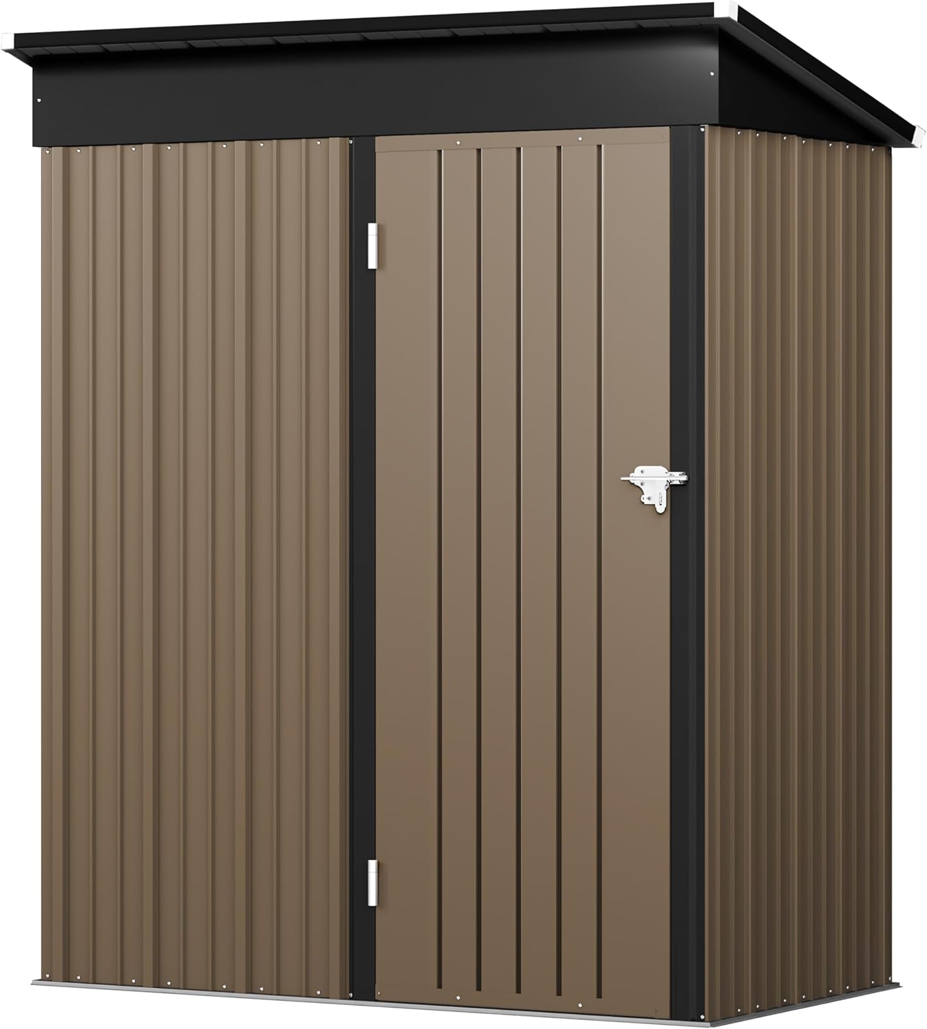 Durable 5 x 3 FT Metal Tool Shed for Outdoor Storage Needs