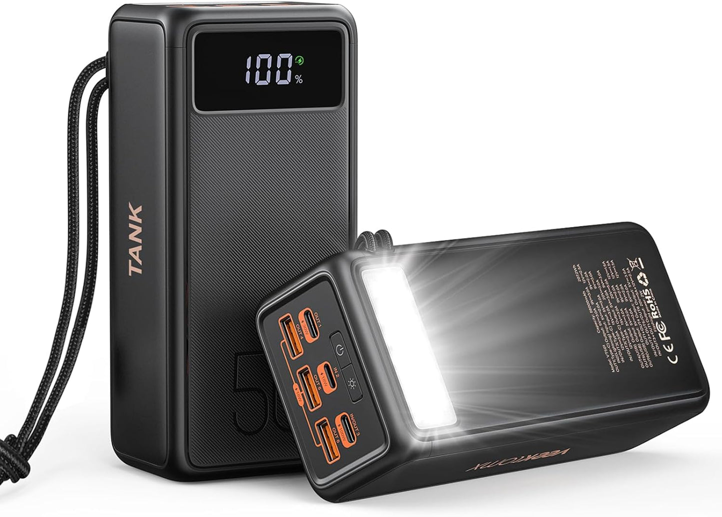 Power Bank 56000mAh Portable Charger with Fast Charging Features