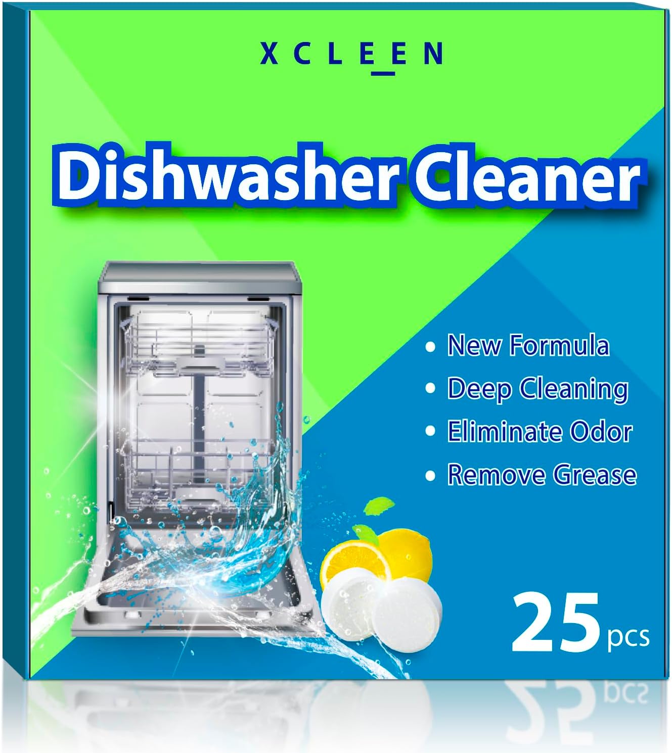 Xcleen Deep Clean Dishwasher Tabs - 25ct