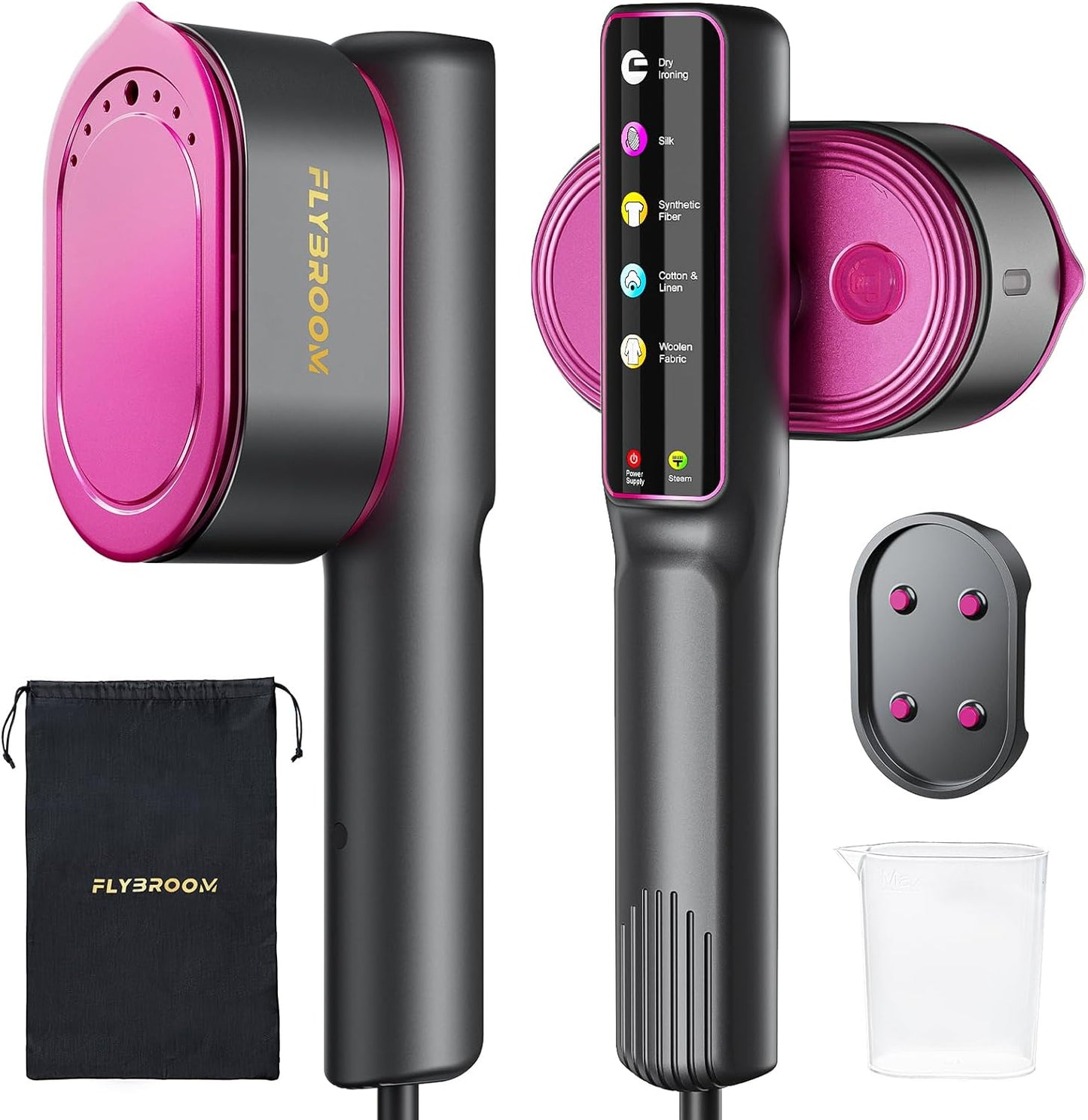 Travel Steamer for Clothes: 1200W Portable 2 In 1 Solution