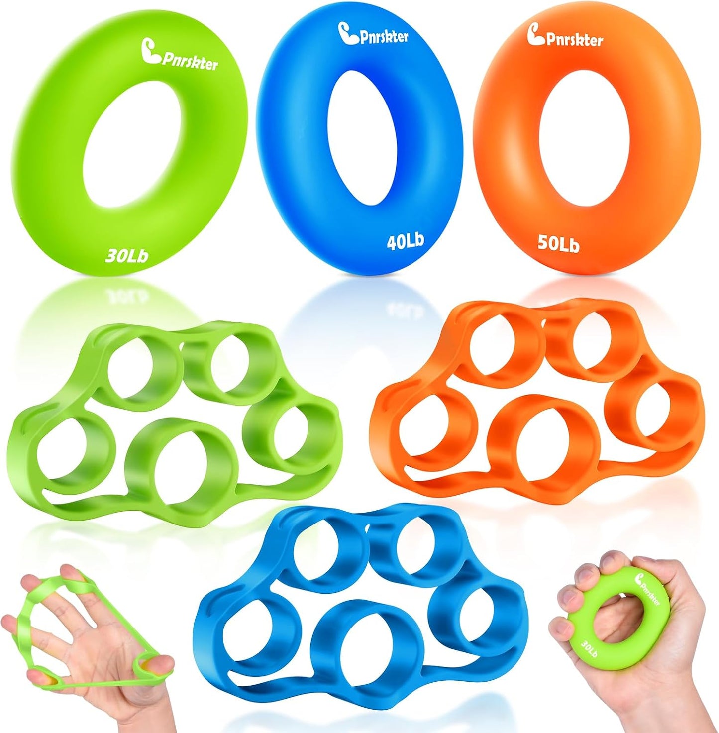 Pnrskter Hand Grip Strengthener Set
