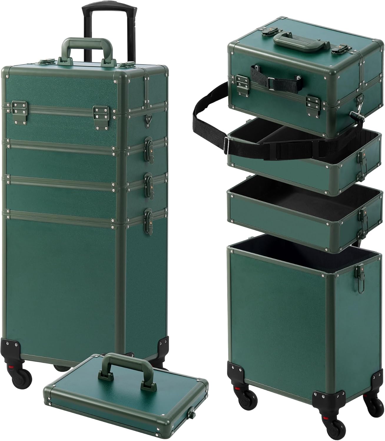 Somduy Makeup Train Case: Versatile 5-in-1 Organizer