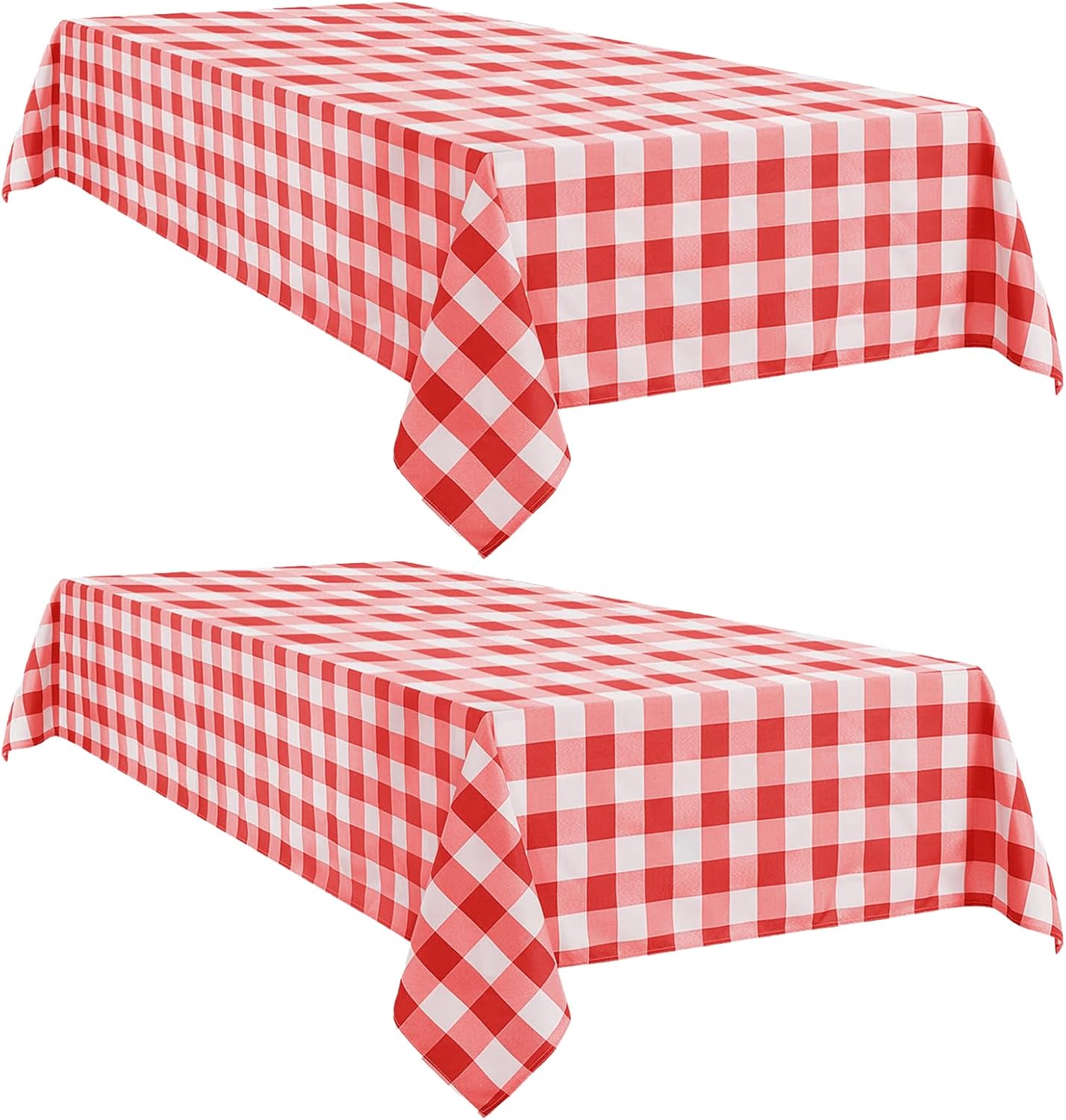 Softalker Gingham Checkered Tablecloth - Waterproof & Stain Resistant