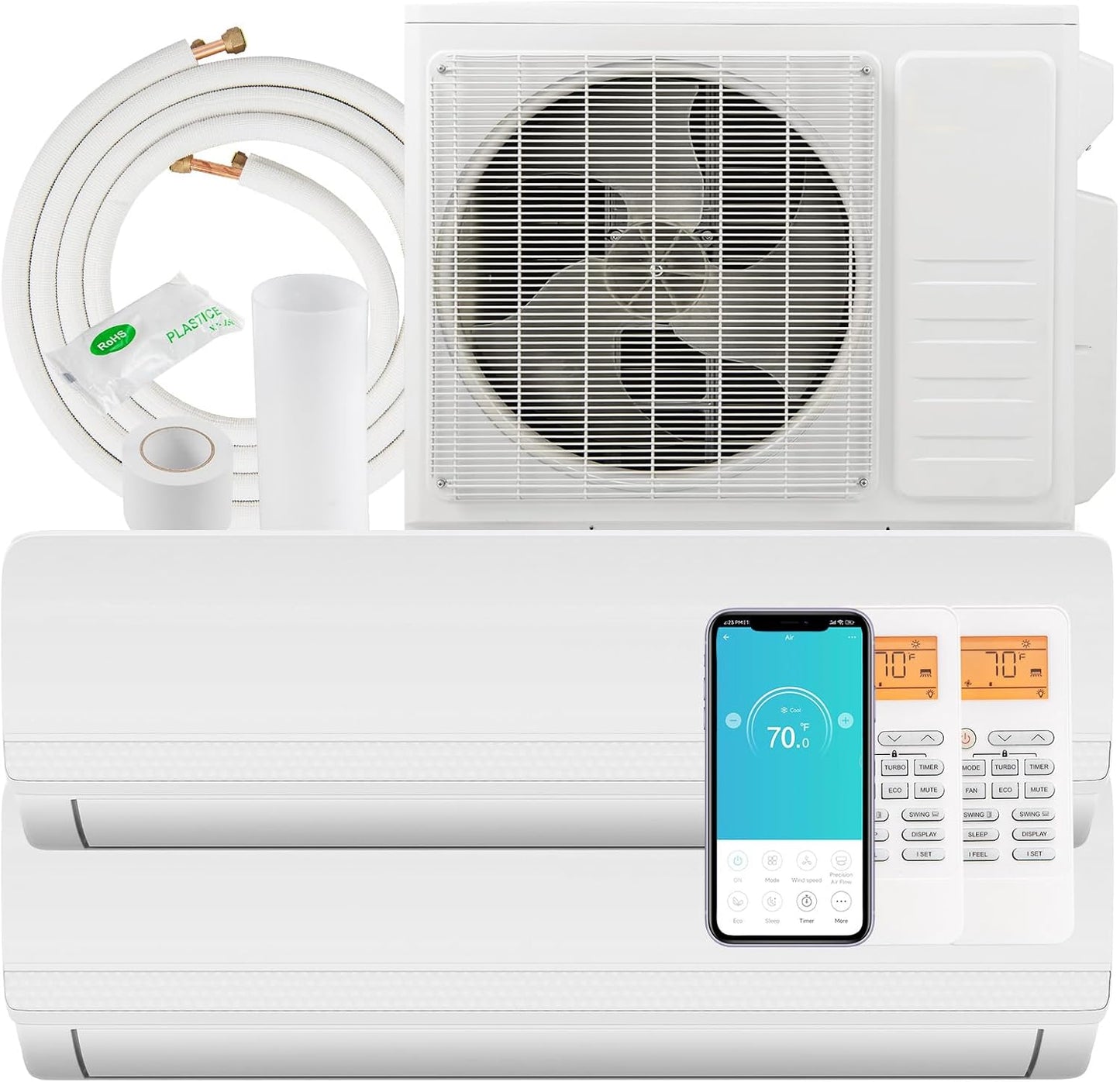 SIMOE 2 Zone Mini Split: Efficient Heating & Cooling