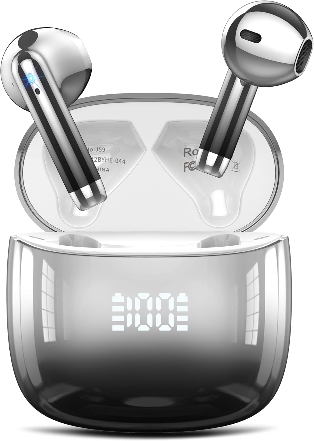 Kicoeon Wireless Earbuds: 48H Playtime, IPX7 Waterproof, 4 Mic, Bluetooth 5.4