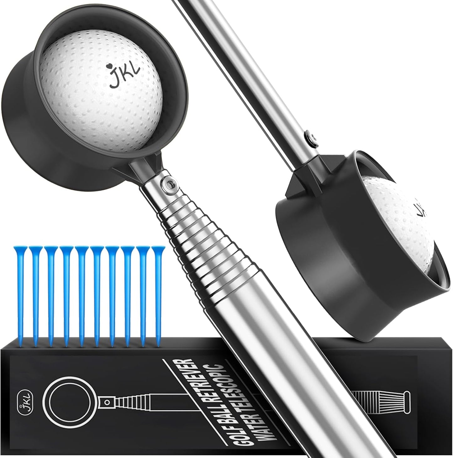 Stainless Steel Golf Ball Retriever - Extendable