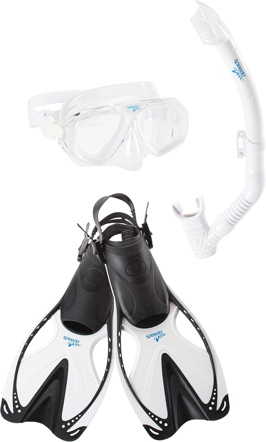 Speedo Unisex-Adult Swim Snorkel Dive Mask for Clear Viewing