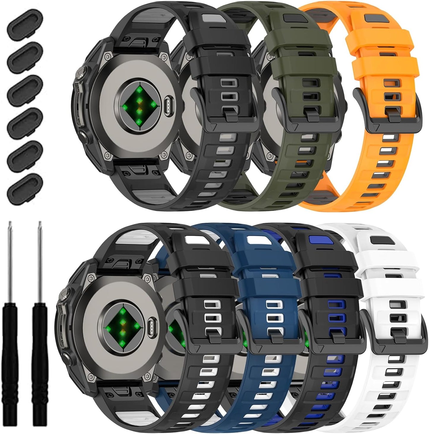 Quickfit Silicone Watchband for Garmin Fenix & More