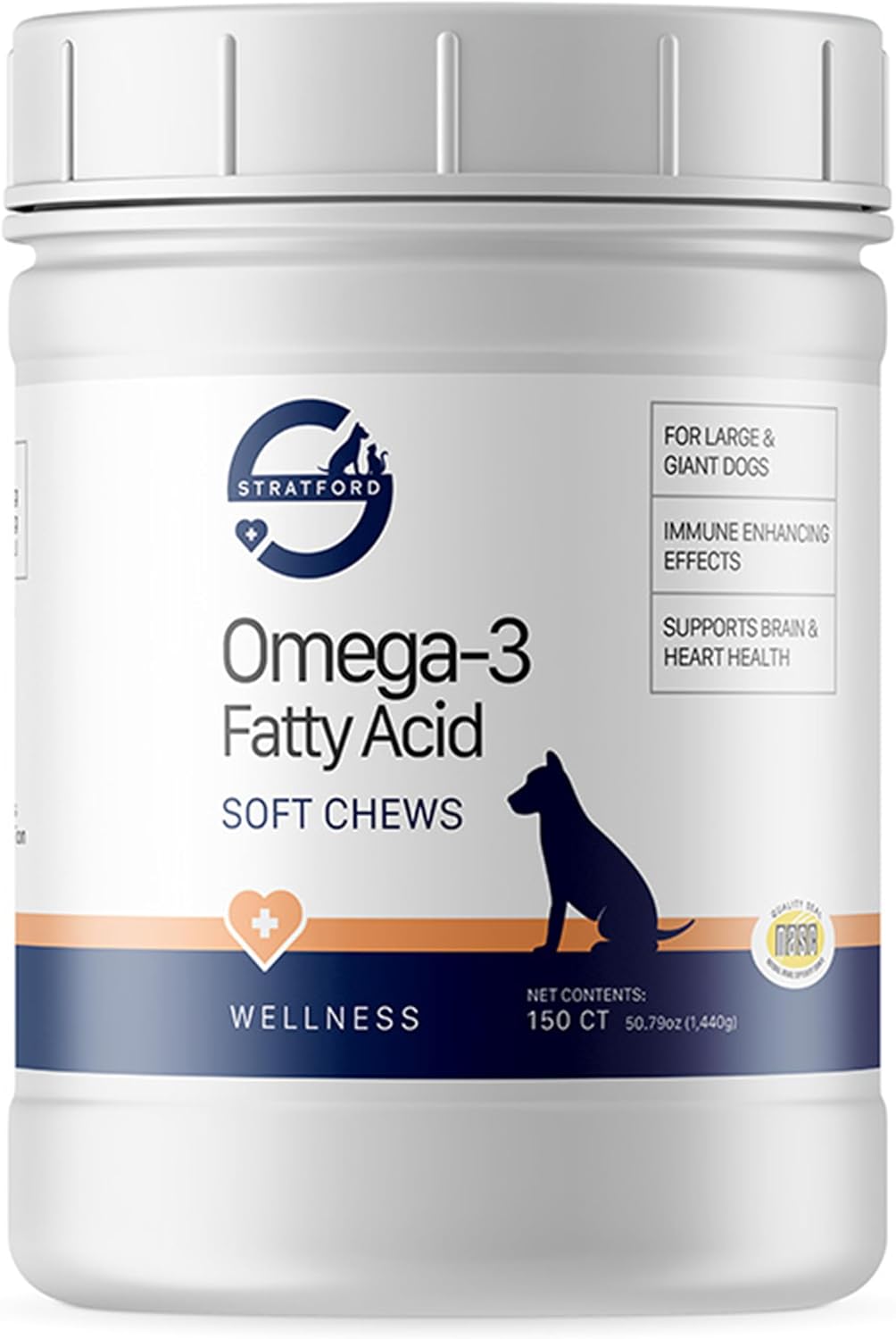 EZ Chew Omega 3 Fatty Acid Soft Chews for Large Dogs