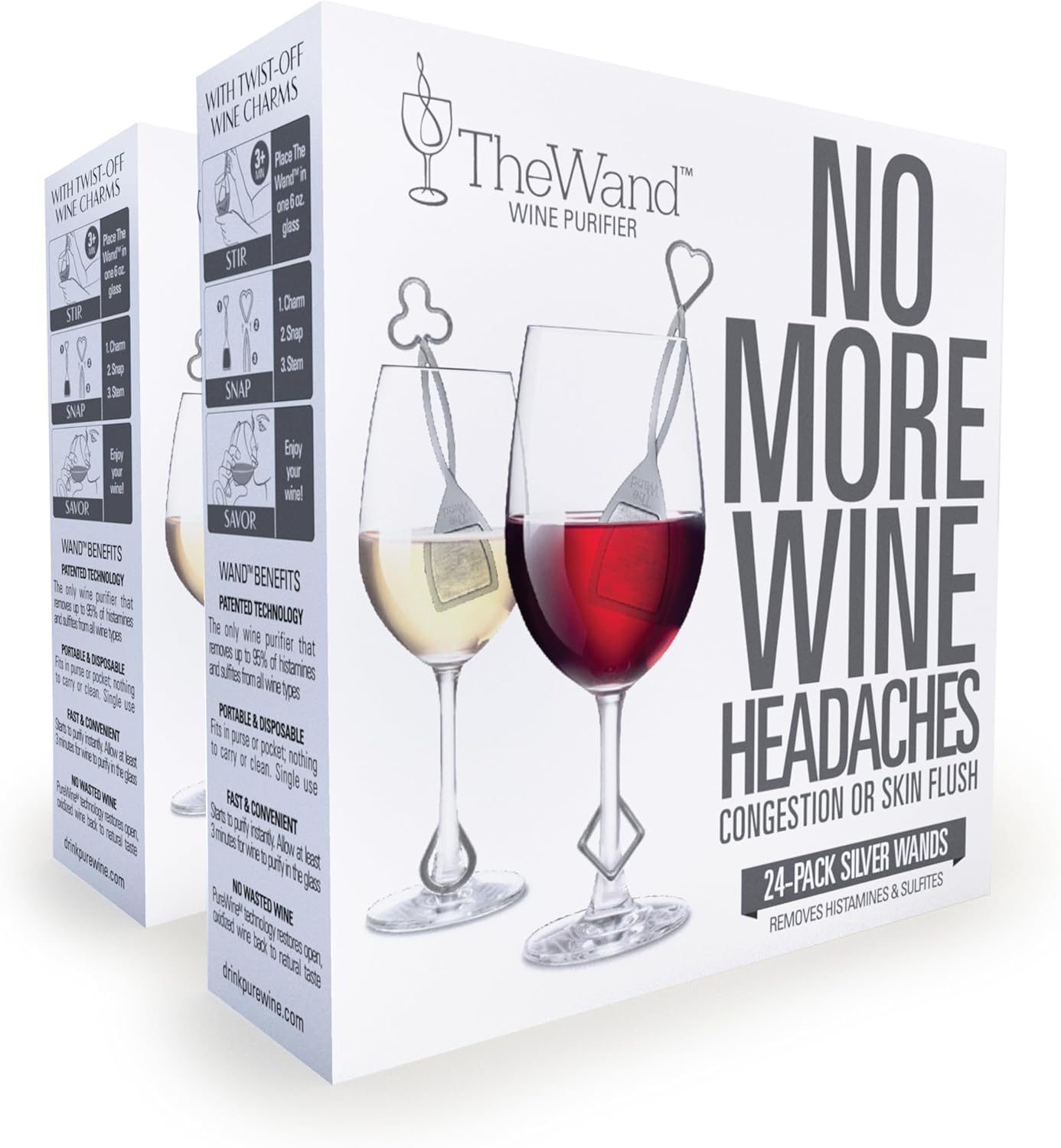 PureWine Wine Wands Purifier for Allergies & Sensitivities Relief
