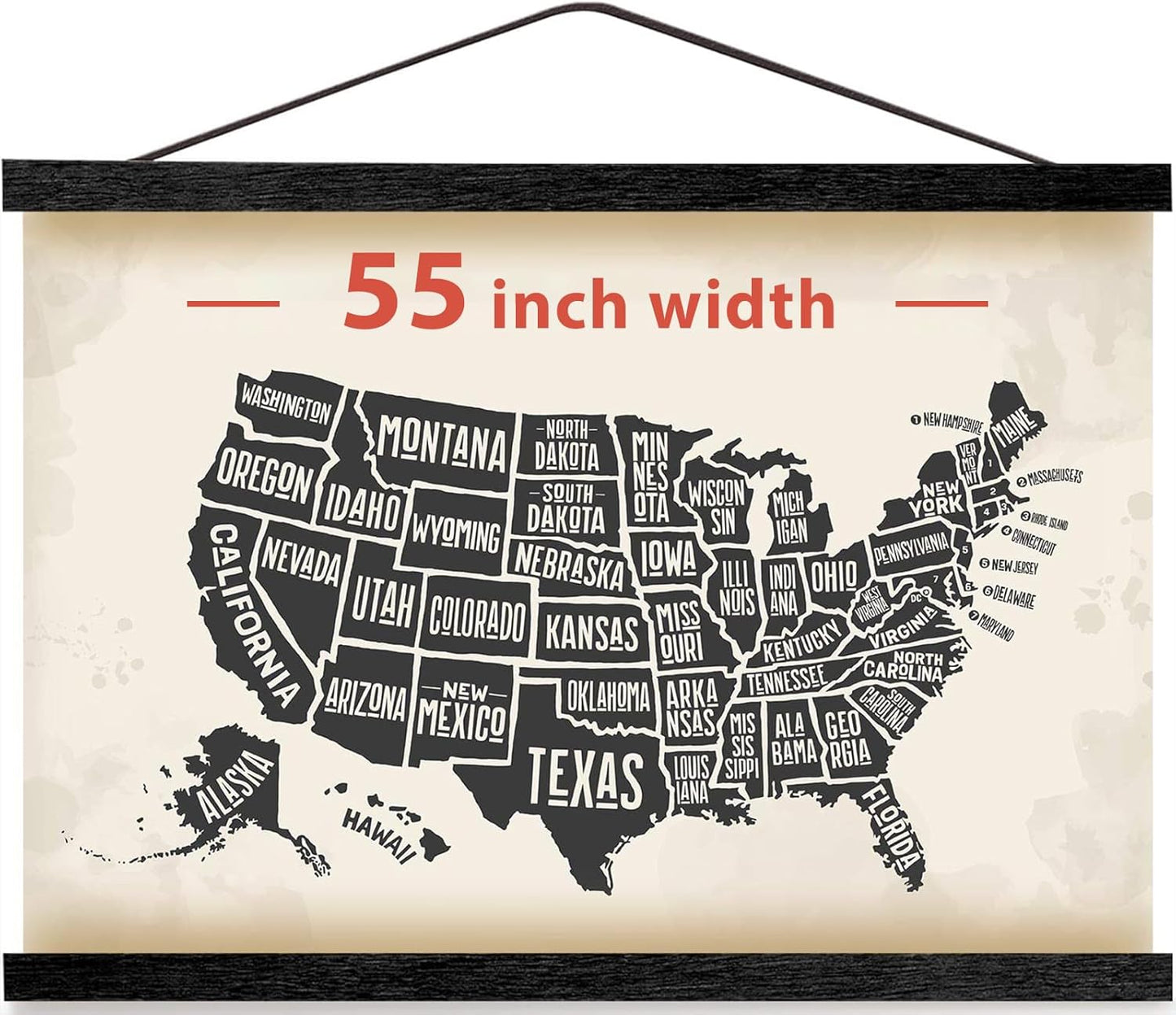 HONKKI Magnetic Poster Hanger Frame for 55x80 and More Sizes