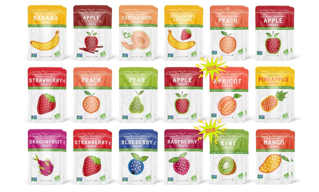 Natures Turn Freeze-Dried Fruit Crisps - Healthy Plant-Based Snack